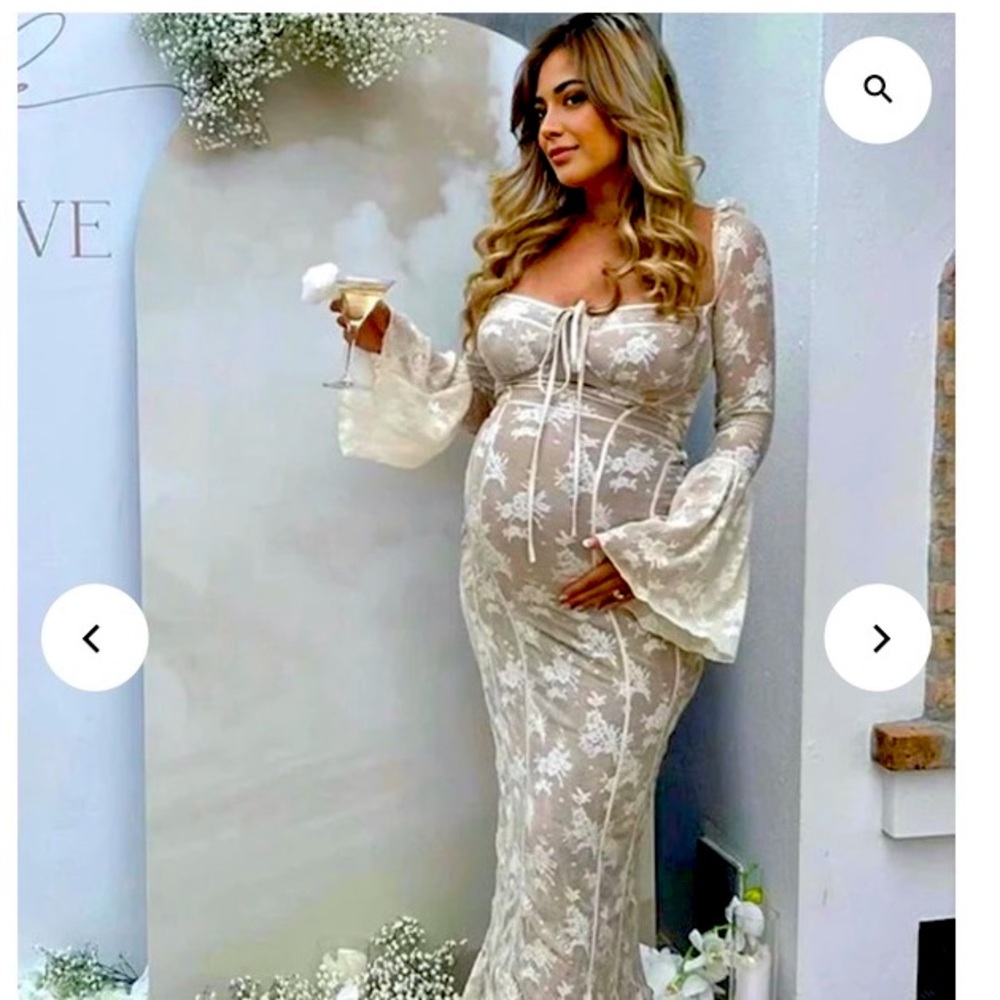 Maternity Photoshoot Dress Size Large (runs small)